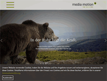 Tablet Screenshot of mediamotion.ch